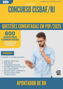 600 Questões Comentadas para Concurso Apontador De Rh Cisbaf Rj 2025 - 600 Questões