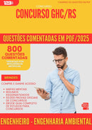 800 Questões Comentadas para Concurso Engenheiro Engenharia Ambiental Ghc Rs 2025 - 800 Questões