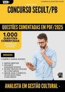 1000 Questões Comentadas para Concurso Analista Em Gestao Cultural Teatro Secult Pb 2025 - 1000 Questões