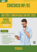 400 Questões Comentadas para Concurso Tecnico Mp Rs 2025 - 400 Questões
