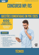 600 Questões Comentadas para Concurso Tecnico Mp Rs 2025 - 600 Questões