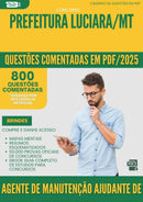 800 Questões Comentadas para Concurso Agente De Manutencao Ajudante De Pedreiro da Prefeitura Luciara Mt 2025 - 800 Questões