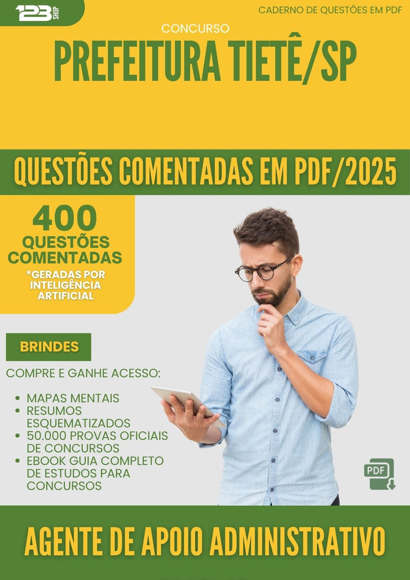 1000 Questões Comentadas para Concurso Assistente Administrativo da Prefeitura Formosa Do Oeste Pr 2025 - 400 Questões