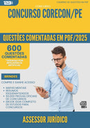 1000 Questões Comentadas para Concurso Assessor Juridico Corecon Pe 2025 - 600 Questões