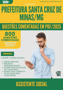 1000 Questões Comentadas para Concurso Assistente Social Santa da Prefeitura Cruz De Minas Mg 2025 - 800 Questões
