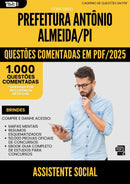 1000 Questões Comentadas para Concurso Assistente Social da Prefeitura Antonio Almeida Pi 2025 - 1000 Questões