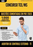 1000 Questões Comentadas para Concurso Auditor De Controle Externo Ti Tce Ms 2025 - 1000 Questões