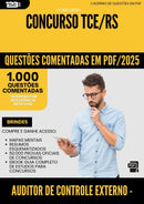 1000 Questões Comentadas para Concurso Auditor De Controle Externo Engenharia Civil Tce Rs 2025 - 1000 Questões