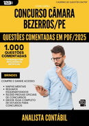 1000 Questões Comentadas para Concurso Analista Contabil Camara da Prefeitura Bezerros Pe 2025 - 1000 Questões