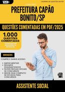 1000 Questões Comentadas para Concurso Assistente Social Capao da Prefeitura Bonito Sp 2025 - 1000 Questões