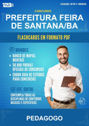 Flashcards em PDF para o Concurso Prefeitura Feira de Santana/BA para Pedagogo - 1000 Flashcards