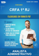 Flashcards em PDF para o Concurso Crfa 1ª Rj para Analista Administrativo - 1000 Flashcards