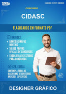 Flashcards em PDF para o Concurso Cidasc para Designer Gráfico - 1000 Flashcards