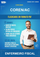 Flashcards em PDF para o Concurso Coren/AC para Enfermeiro Fiscal - 1000 Flashcards