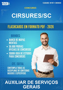 Flashcards em PDF · Cirsures/SC - Auxiliar de Serviços Gerais - 1000 Flashcards | Aprova Digital
