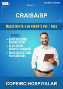 Mapas Mentais para o Concurso Craisa/SP para Copeiro Hospitalar