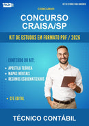 Kit de Estudos para o Concurso Concurso Craisa/SP para Técnico Contábil