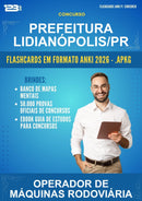 Flashcards Anki para o Concurso Prefeitura Lidianópolis/PR para Operador de Máquinas Rodoviária - 400 Flashcards