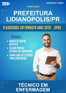 Flashcards Anki para o Concurso Prefeitura Lidianópolis/PR para Técnico Em Enfermagem - 400 Flashcards