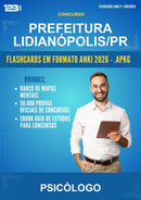 Flashcards Anki para o Concurso Prefeitura Lidianópolis/PR para Psicólogo - 400 Flashcards