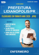 Flashcards Anki para o Concurso Prefeitura Lidianópolis/PR para Enfermeiro - 400 Flashcards