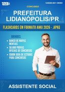 Flashcards Anki para o Concurso Prefeitura Lidianópolis/PR para Assistente Social - 400 Flashcards