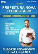 Flashcards Anki para o Concurso Prefeitura Nova Floresta/PB para Suporte Pedagógico Nova Floresta - 400 Flashcards