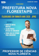 Flashcards Anki para o Concurso Prefeitura Nova Floresta/PB para Professor de Ciências Nova Floresta - 400 Flashcards