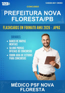 Flashcards Anki para o Concurso Prefeitura Nova Floresta/PB para Médico Psf Nova Floresta - 400 Flashcards