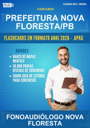 Flashcards Anki para o Concurso Prefeitura Nova Floresta/PB para Fonoaudiólogo Nova Floresta - 400 Flashcards