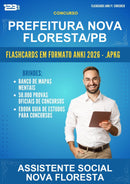 Flashcards Anki para o Concurso Prefeitura Nova Floresta/PB para Assistente Social Nova Floresta - 400 Flashcards