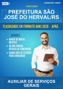 Flashcards Anki para o Concurso Prefeitura São José do Herval/RS para Auxiliar de Serviços Gerais - 400 Flashcards