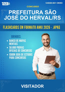 Flashcards Anki para o Concurso Prefeitura São José do Herval/RS para Visitador - 400 Flashcards
