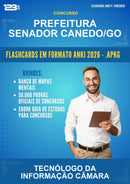Flashcards Anki para o Concurso Prefeitura Senador Canedo/GO para Tecnólogo da Informação Câmara - 400 Flashcards