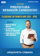 Flashcards Anki para o Concurso Prefeitura Senador Canedo/GO para Arquivista Câmara - 400 Flashcards