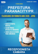Flashcards Anki para o Concurso Prefeitura Paranacity/PR para Recepcionista Câmara - 400 Flashcards