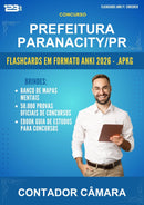 Flashcards Anki para o Concurso Prefeitura Paranacity/PR para Contador Câmara - 400 Flashcards