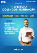 Flashcards Anki para o Concurso Prefeitura Domingos Mourão/PI para Médico - 400 Flashcards