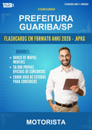 Flashcards Anki para o Concurso Prefeitura Guariba/SP para Motorista - 600 Flashcards