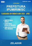 Flashcards Anki para o Concurso Prefeitura Ipumirim/SC para Zelador - 600 Flashcards
