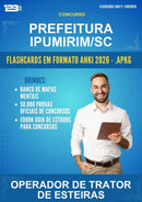 Flashcards Anki para o Concurso Prefeitura Ipumirim/SC para Operador de Trator de Esteiras - 600 Flashcards