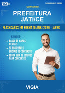 Flashcards Anki para o Concurso Prefeitura Jati/CE para Vigia - 600 Flashcards