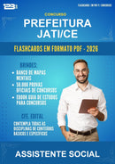Flashcards em PDF para o Concurso Prefeitura Jati/CE para Assistente Social - 400 Flashcards