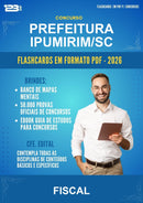 Flashcards em PDF para o Concurso Prefeitura Ipumirim/SC para Fiscal - 600 Flashcards