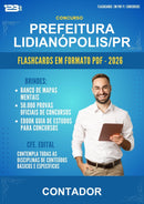 Flashcards em PDF para o Concurso Prefeitura Lidianópolis/PR para Contador - 600 Flashcards