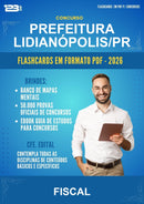 Flashcards em PDF para o Concurso Prefeitura Lidianópolis/PR para Fiscal - 600 Flashcards