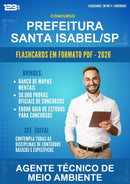 Flashcards em PDF para o Concurso Prefeitura Santa Isabel/SP para Agente Técnico de Meio Ambiente - 600 Flashcards