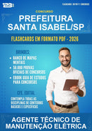 Flashcards em PDF para o Concurso Prefeitura Santa Isabel/SP para Agente Técnico de Manutenção Elétrica - 600 Flashcards
