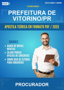 Apostila Teórica para o Concurso Prefeitura de Vitorino/PR para Procurador