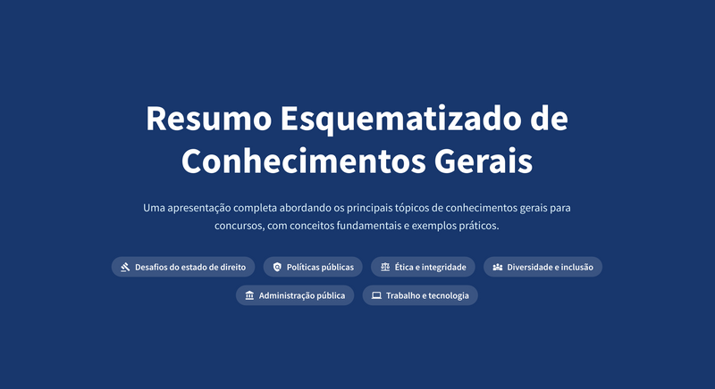 Resumos Esquematizados para Concurso CNU 2025 - Bloco 6 - Desenvolvimento Socioeconômico